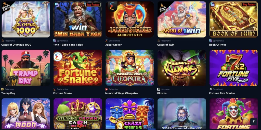 1Win слоты